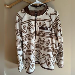 THE NORTH FACE MEN’s PRINTED GORDON LYONS 1/4 ZIP FLEECE, Size XL